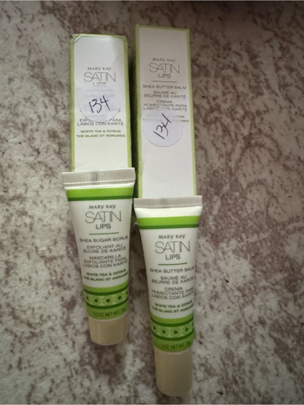 Mary Kay Satin Shea Butter Balm and Lip Scrub Set $39